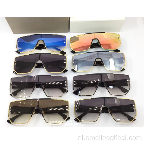 UV-bescherming Goggle Shaped Sunglasses For Women